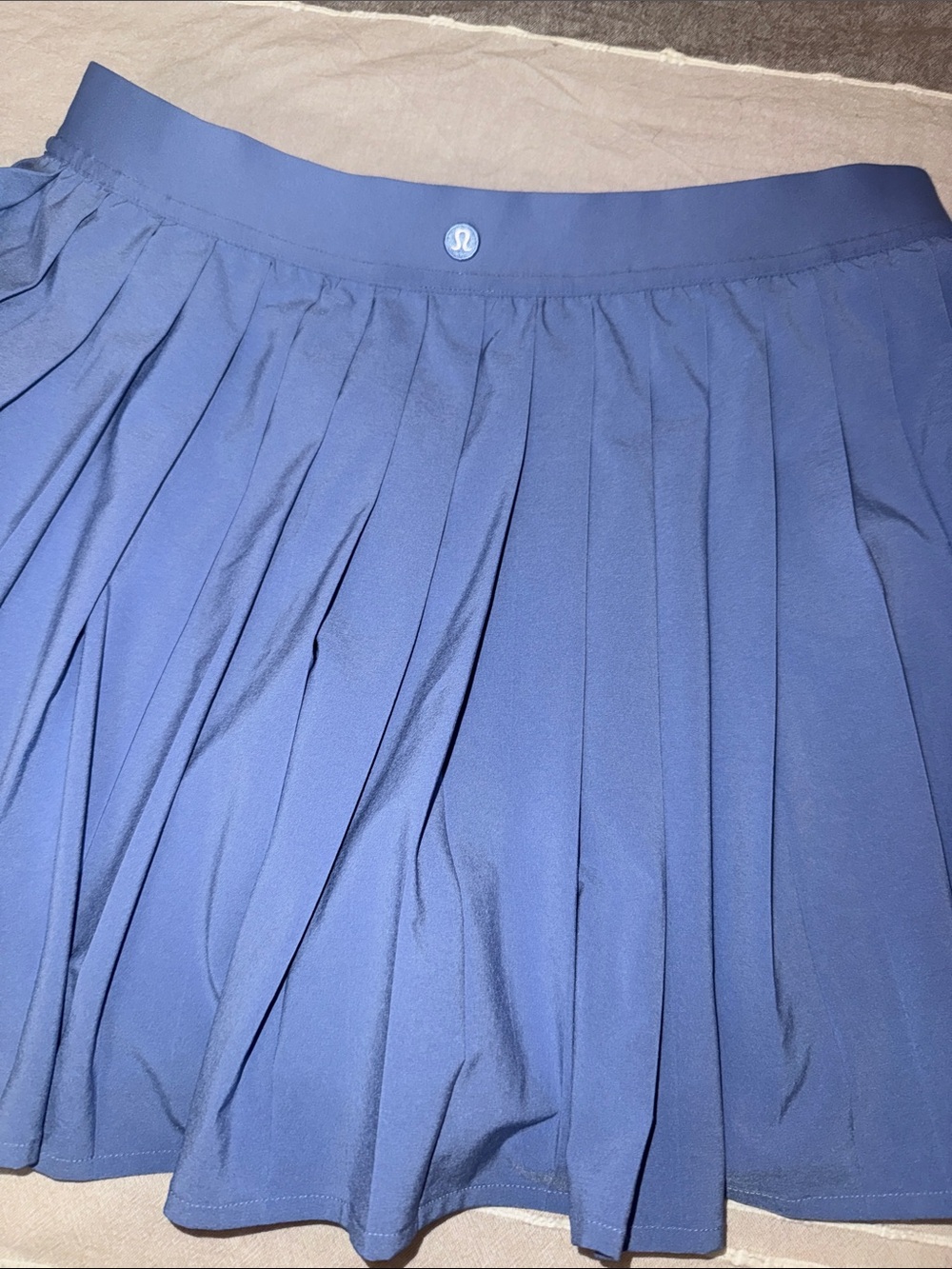 Lululemon Pleated Blue Women's Mini Skirt